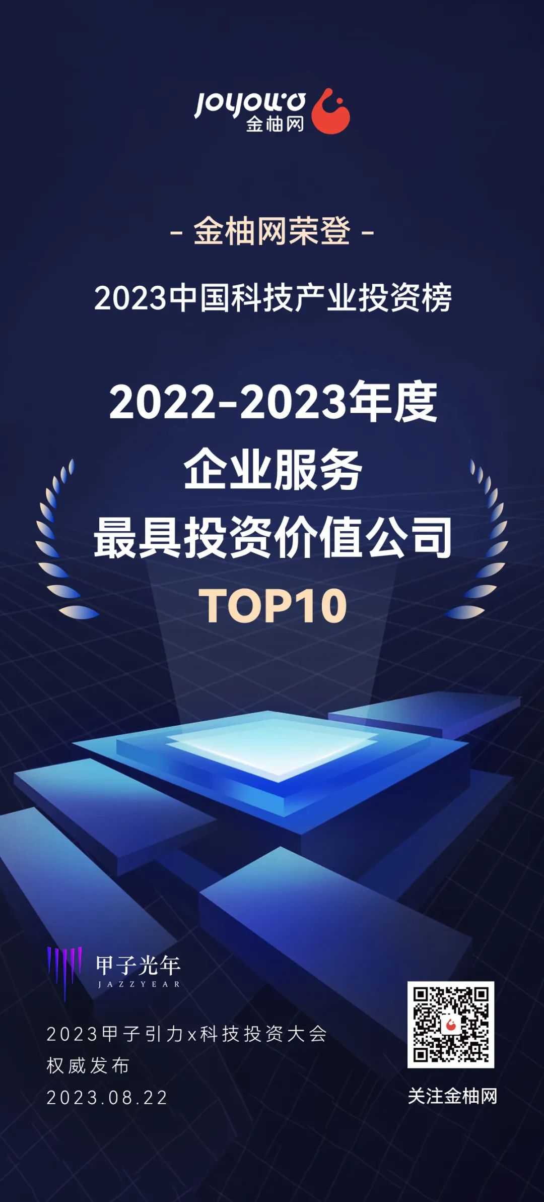 金柚网2022-2023年度企业服务最具投资价值公司